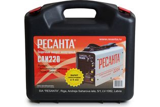 Сварочный инвертор РЕСАНТА САИ 220 в кейсе